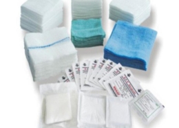 cotton gauze compress